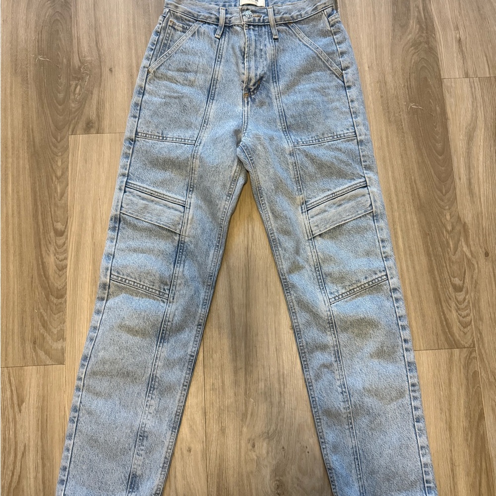 Agolde Women’s Relaxed Light Blue Jeans